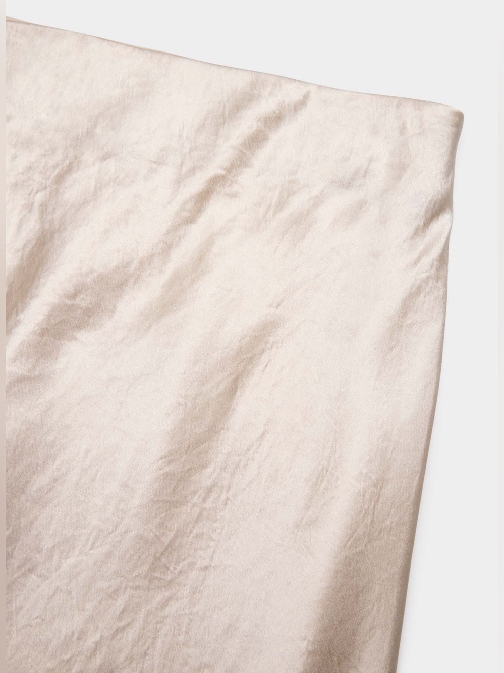 ARITZIA BABATON Blush Pink Satin Midi Skirt with Side Slit (US 2)